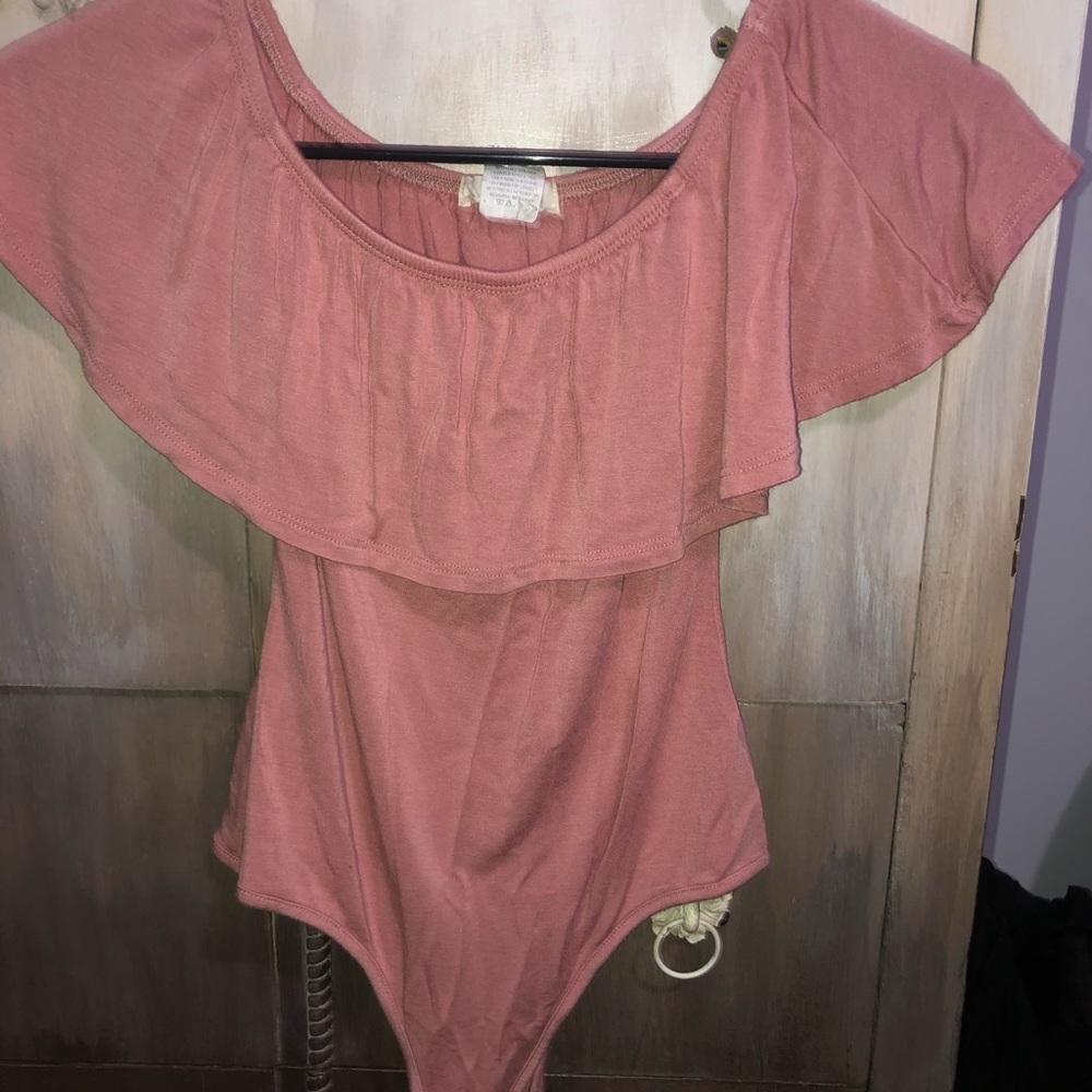 Off the shoulder one piece